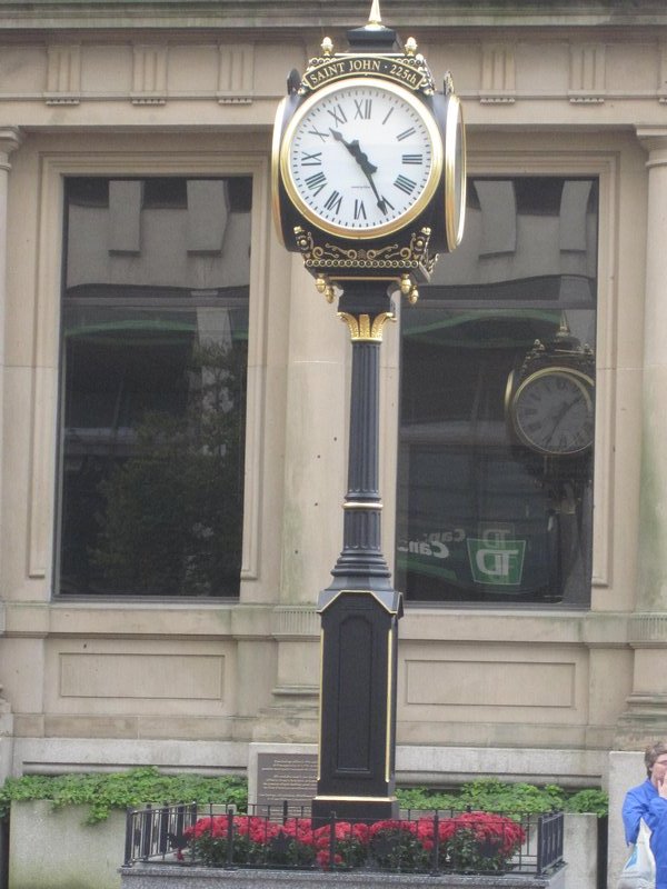 Irving Clock, downtown Saint John