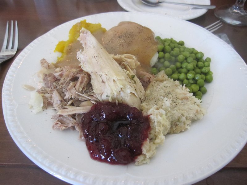 Traditional Thanksgiving dinner at Kings Landing