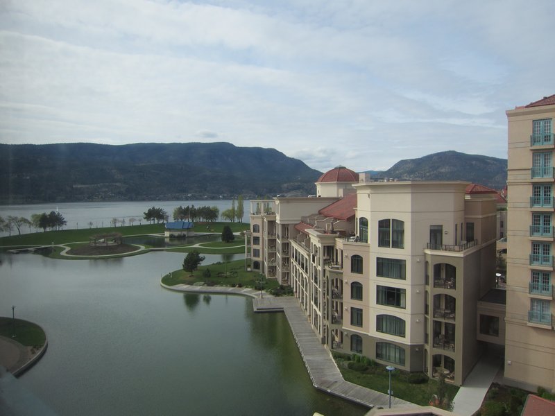 The view from our room at the Delta in Kelowna!