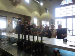 Monty organized a wine tour for us! We started our first wine tasting at our resort at 1030 am!