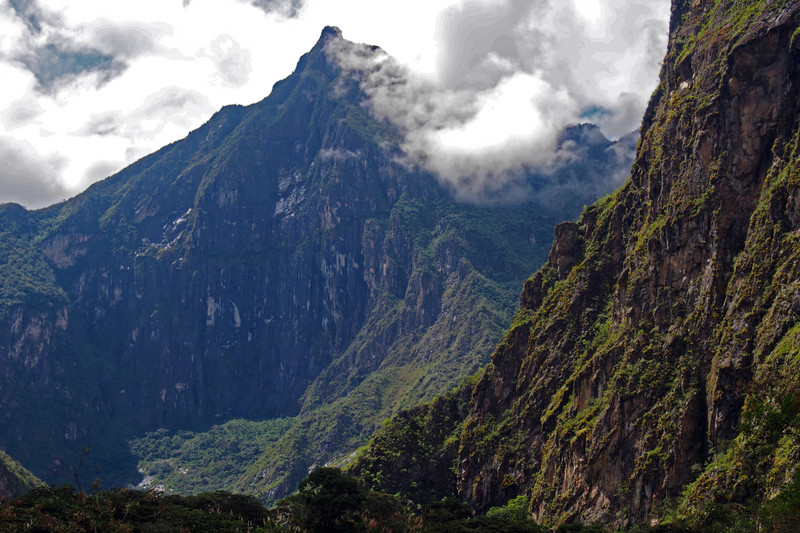 Machu Picchu in the Distance