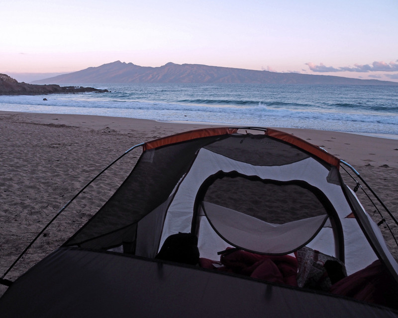 Wild Camping on the Beach