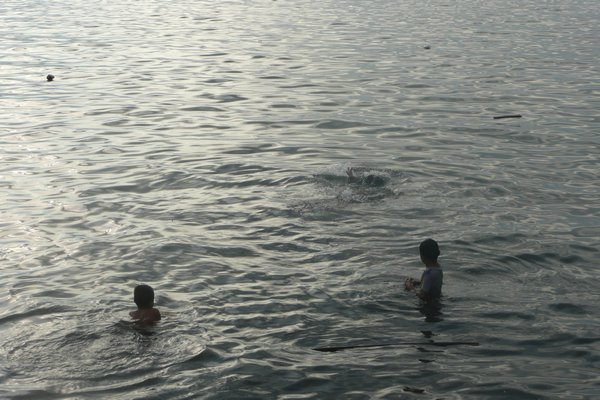 Swimming in the Bay