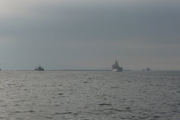 Ships Far in the Bay