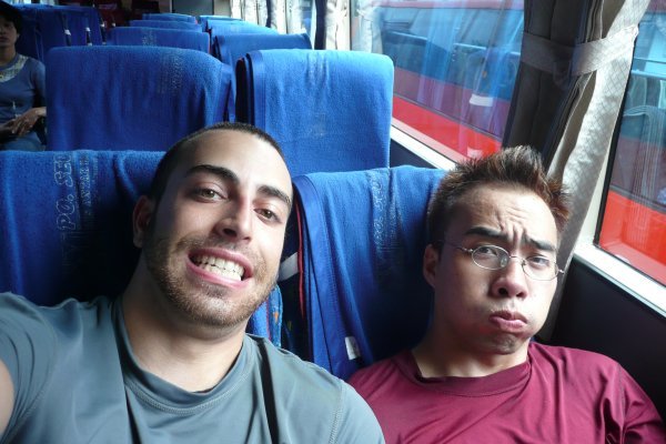 Leaving Bali on Bus
