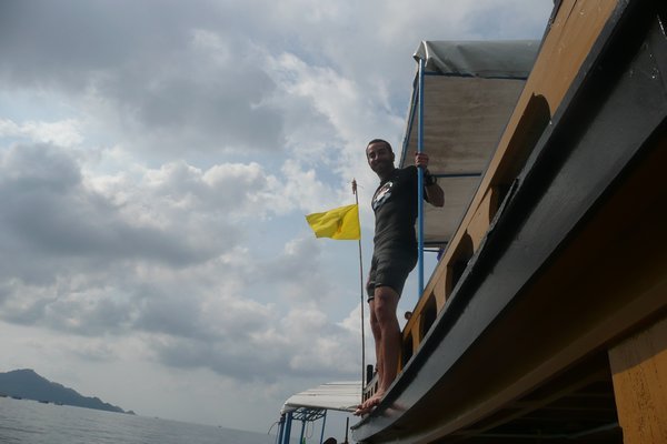 Atop the Diving Boat