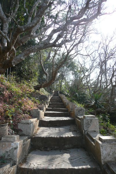 Phousi Temple Stairway
