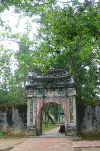 Entering Minh Mang's Tombs