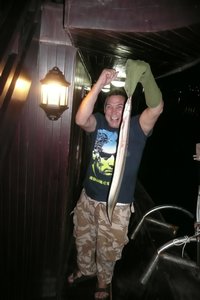 Andy Catching An Eel