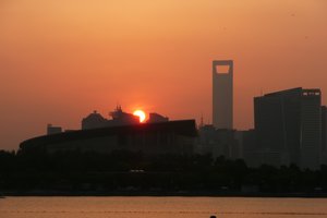 Sunset At Pudong