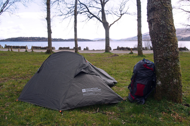 Camping at Sallochy