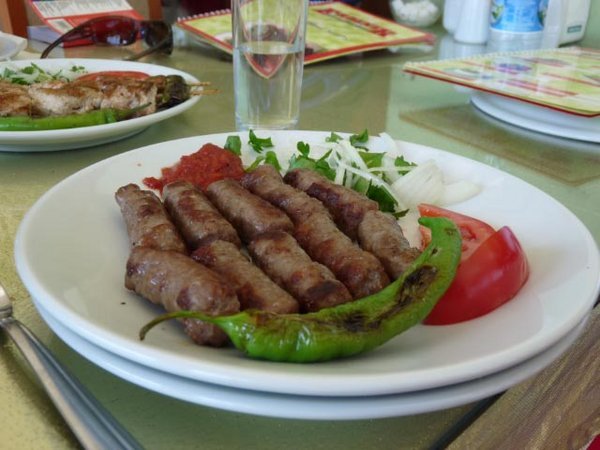 Typical Turkish Roadside Meal