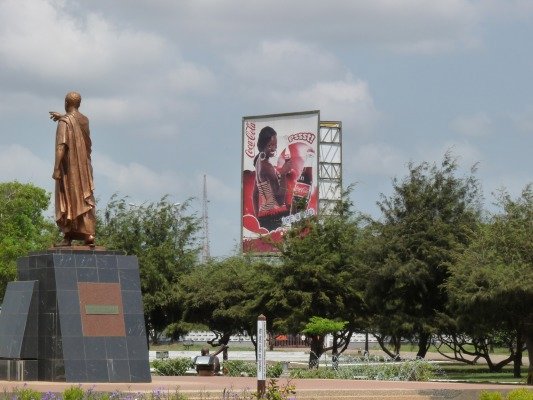 A view from the Nkrumah Memorial Park