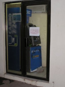 I guess even ATMs get robbed in El Salvador.
