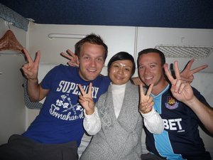 Derek, Paul & Yuan Xia in the trad Chinese pose