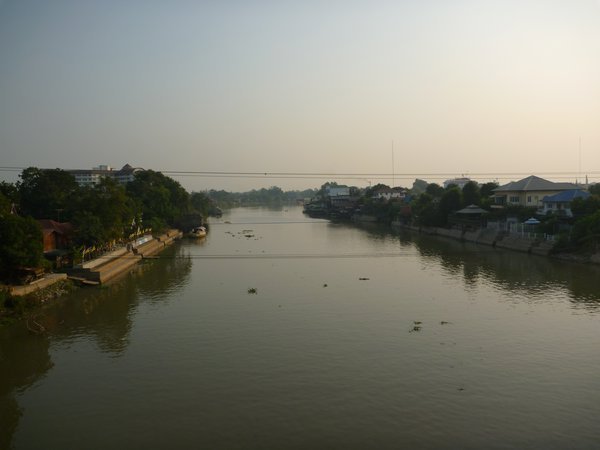 From the bridge, Ayutthaya
