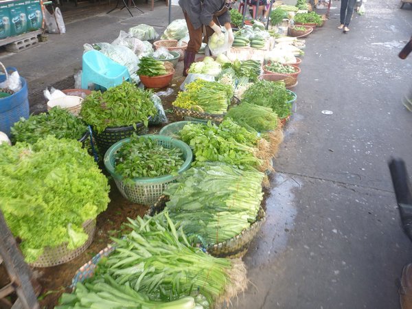 Fresh Vegetables Khon Kaen Market