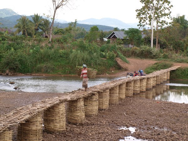 Bamboo Bridge, Luang Nam Tha