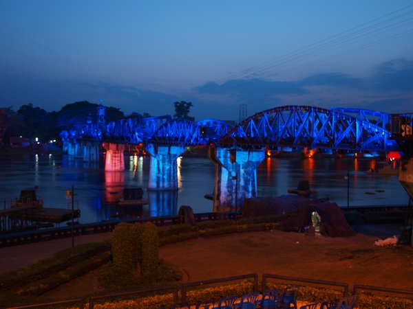Bridge Light Show, Kanchanaburi