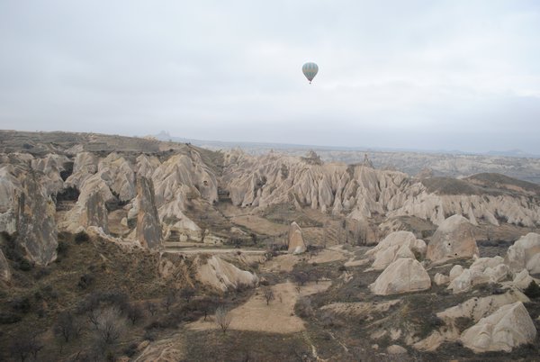 Balloning over Cappadocia
