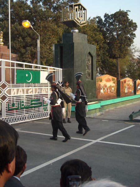 Border crossing ceremony