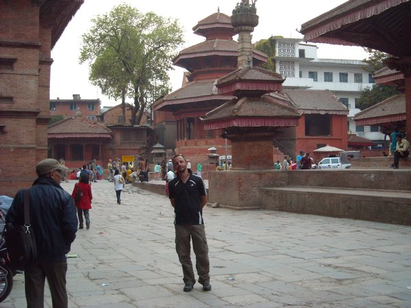 Me in the main square, Bhaktapur