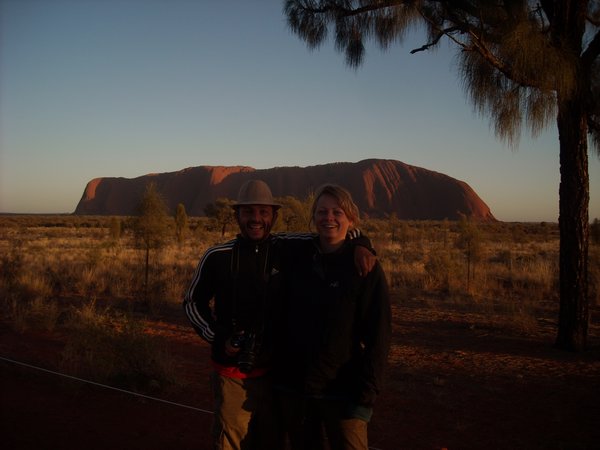 Anne & I at Uluru