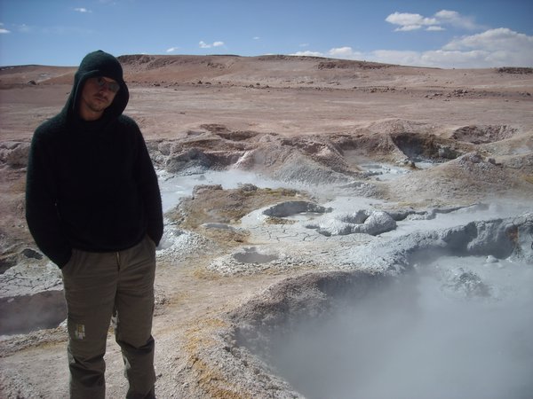 Me at the geysers...