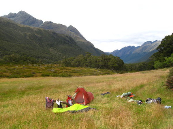 Our tent site on Routburn