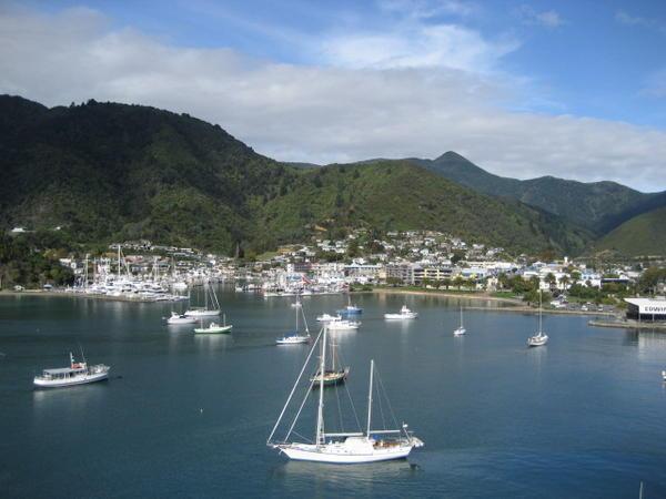 leaving picton on ferry