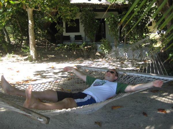 our bure & hammock on the beach
