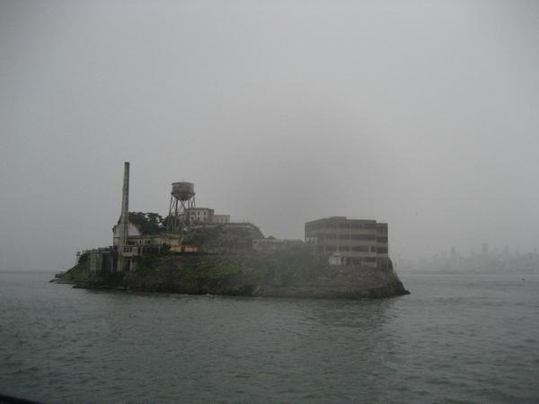 Spooky Alcatraz island