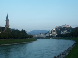 Salzach River and Old Town