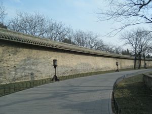 Temple of Heaven park wall