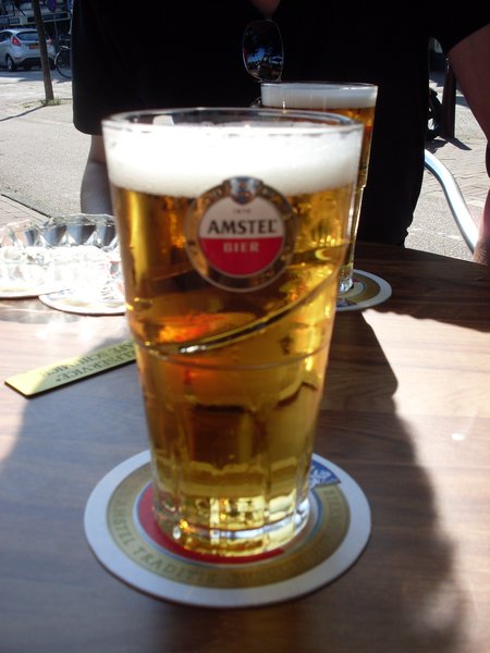 First beer in Europe *I took the glass*