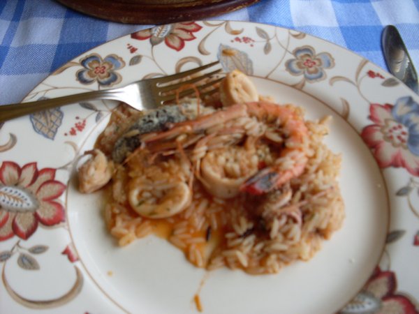 Yummy seafood rissoto