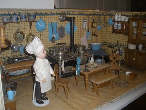 Doll house kitchen