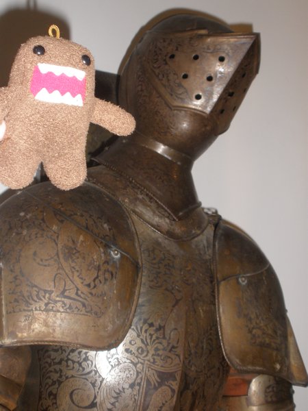 Manford and the suit of armour