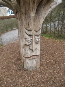 Wooden face