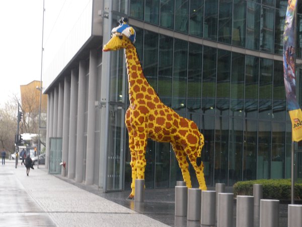Giant Lego Giraffe