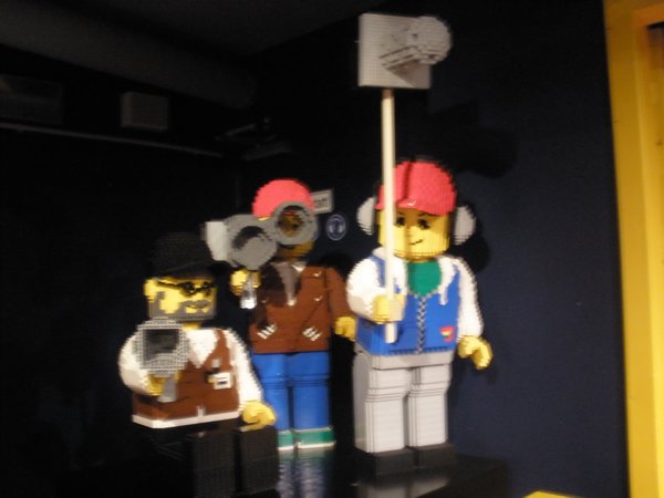 Lego film crew
