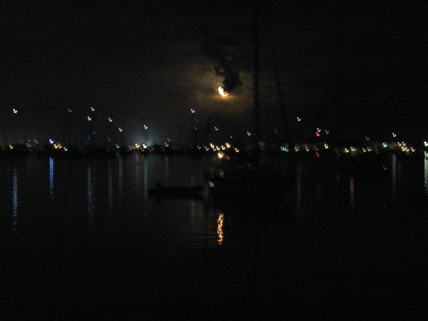 Boot Key harbor at night