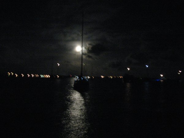 7. Moon over Elizabeth Harbour