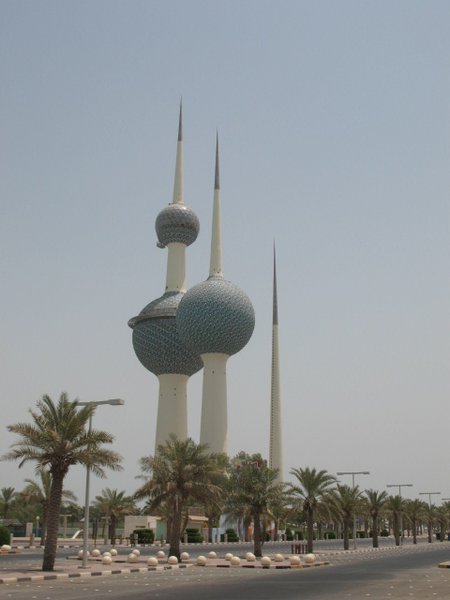 Kuwait City water towers 2
