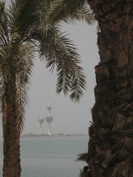 Kuwait City water towers