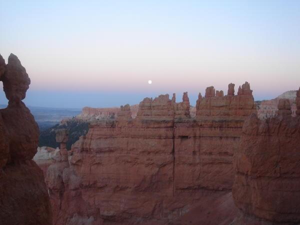 Moonrise over the Canyon