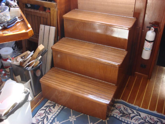 The new stairs
