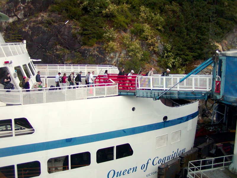 Passenger ramp on Queen of Coquitlam