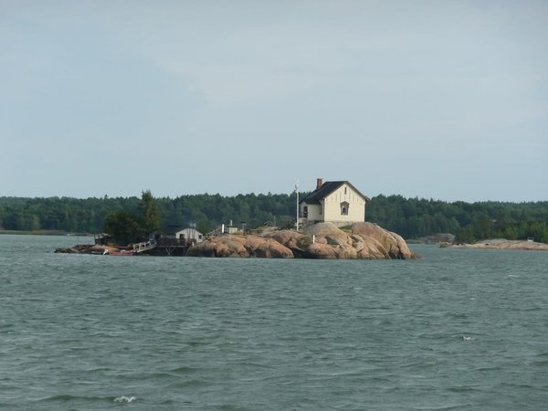 House at the rocky island