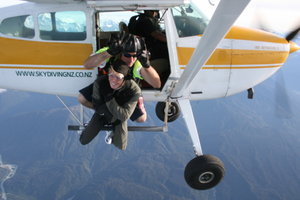 Skydive NZ 12,000ft over the Fox Glacier 